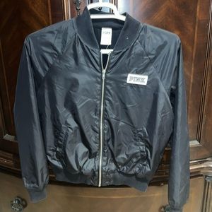 Pink Victoria’s Secret black jacket Sz Small